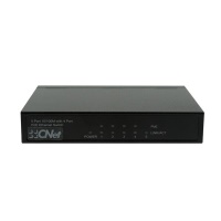 CNet CSH-524P 5 Port 10/100 4 Port PoE+ Switch 70W - Ömür Boyu Garanti - 1